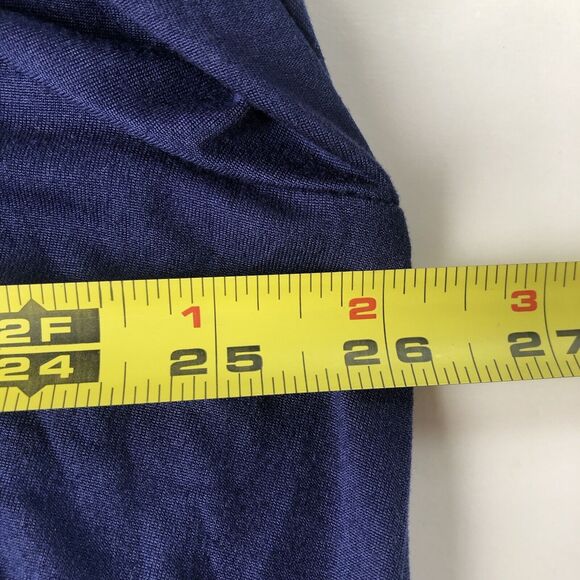 Shein Curve 4XL Blue Long Sleeve Top Ruched With Buttons On One Side - Picture 9 of 9